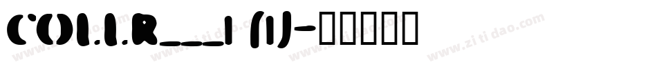 COLLR___1 (1)字体转换